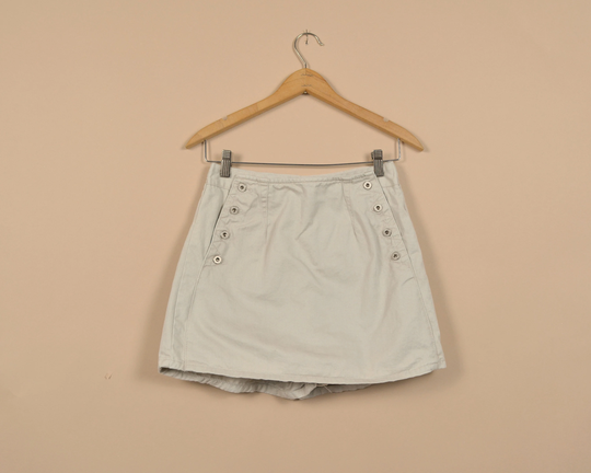 Jordache Khaki Size 26 Button Up Skort