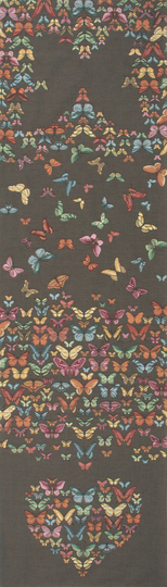 Butterflies Dark Tapestry Table Runner