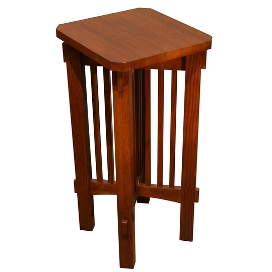 Mission Spindle Side Table/Plant Stand