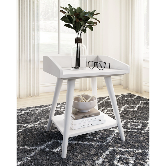Signature Design by Ashley Blariden White Accent Table