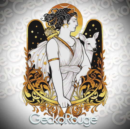 Artemis By Medusa Dollmaker Modern Cross Stitch Art Kit