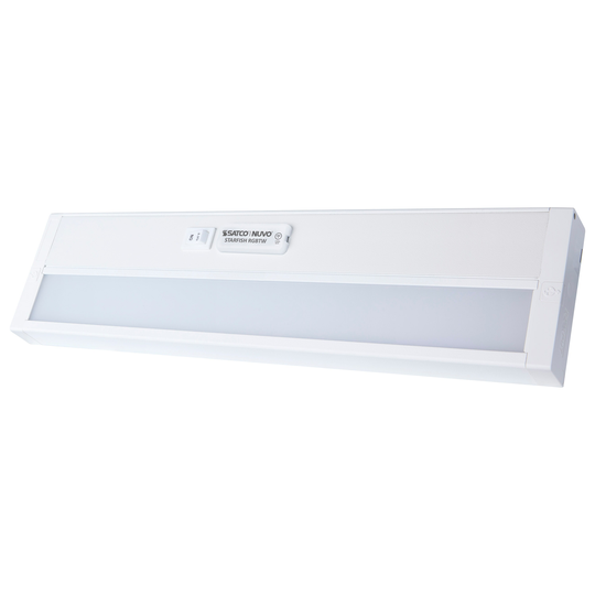 14 In LED SMART Starfish RGB Tunable White Under Cabinet Light White Finish
