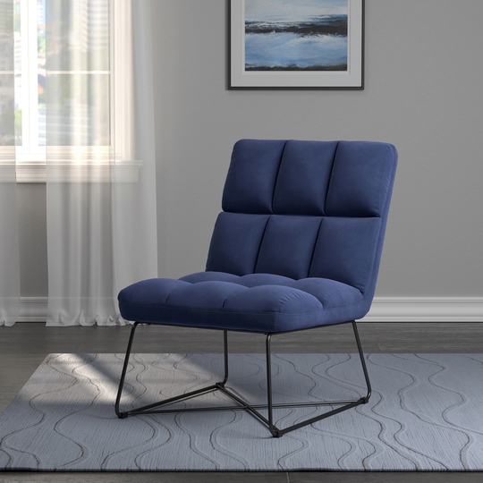 Barton Tufted Upholstered Armless Accent Chair