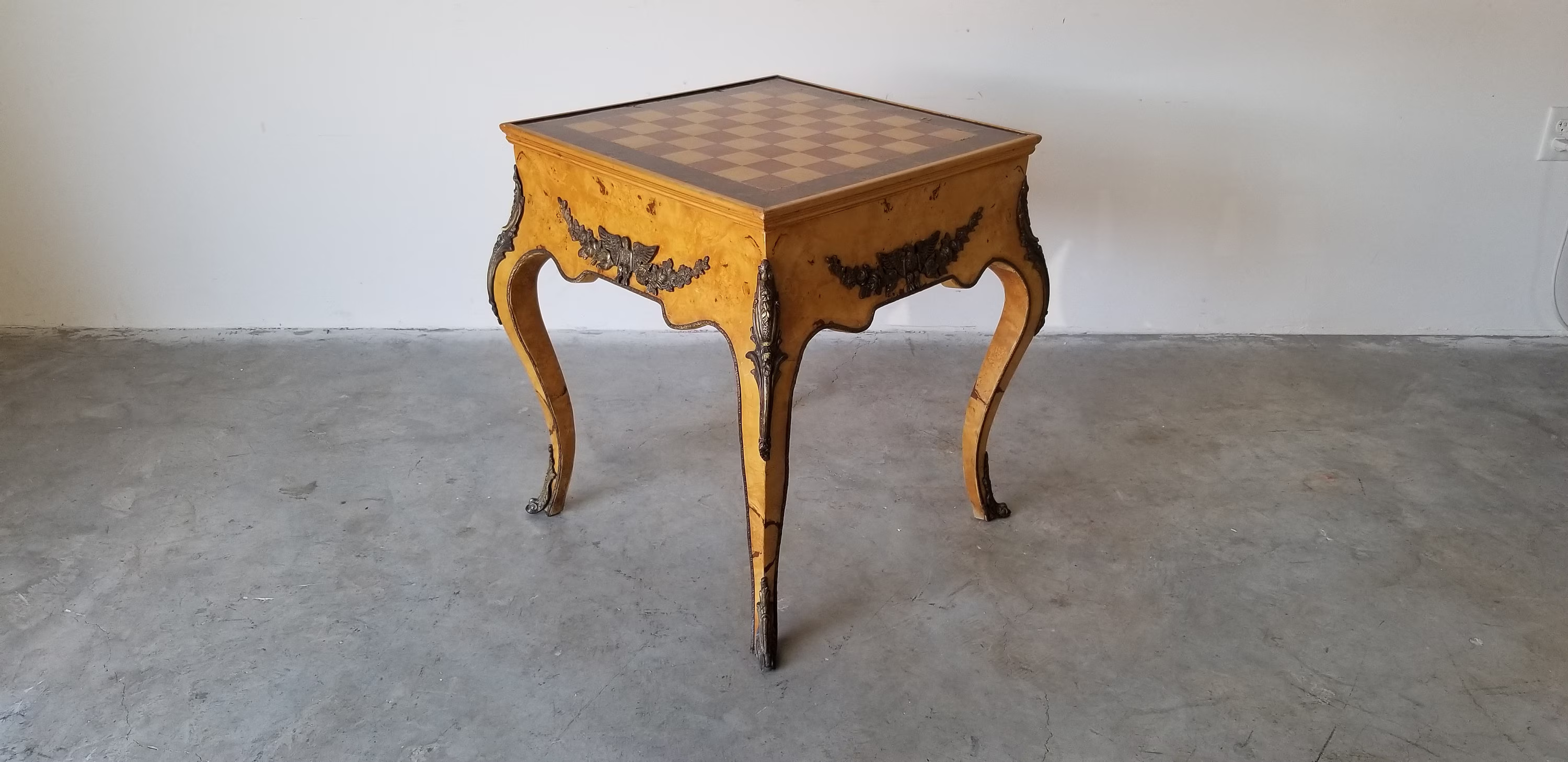 French Fine Game Table Paris Louis Xv Style