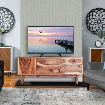 Cordeline 78.75'' Wide 4 Drawer Suar Wood Sideboard