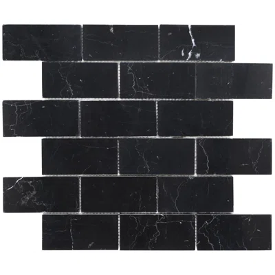 2'' x 4'' Marble Mosaic Floor Use Tile