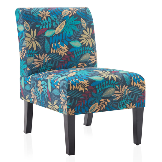 BELLEZE Andre Slipper Accent Chair, Leaf