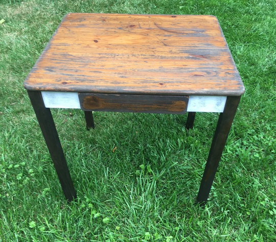 Vintage Craft Table Card Puzzle Table With Drawers 23" X 27" 29" Tall
