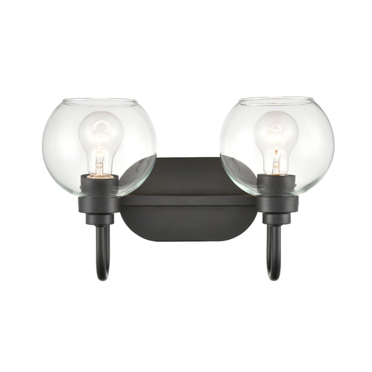 Matte Black Bathroom Vanity Light - Matte Black