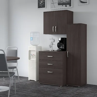 Universal Storage 44.02 Wide 3 Piece Modular Storage Set with Floor and Wall Cabinets