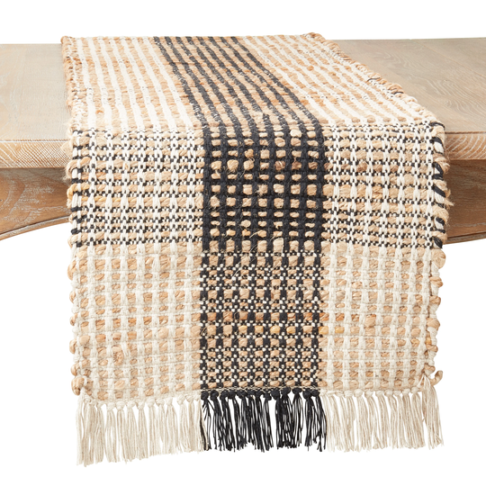 Checkered Design Table Runner - 16"x72"