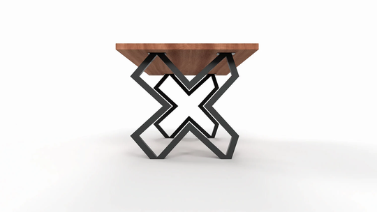 X-Shape Table Legs | Distorted X N170