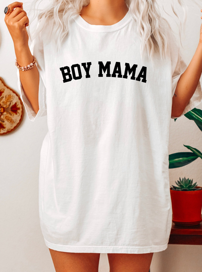 Boy Mama Shirt, Comfort Color Mom Shirt, T-Shirt, Mothers Day Gift, T Tee, Birthday Gift For