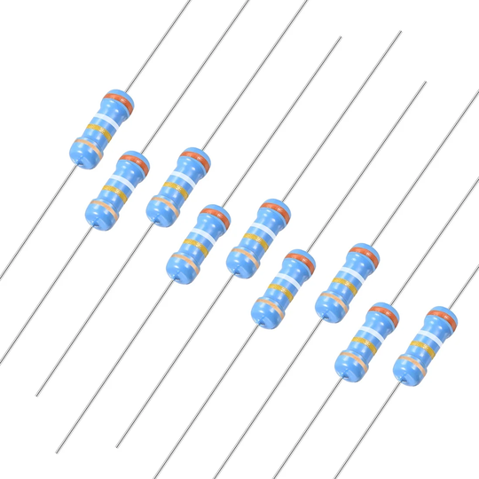 1/2 Watt 390K Ohm Carbon Film Resistors 5% Tolerances 20pcs - Muti-Color