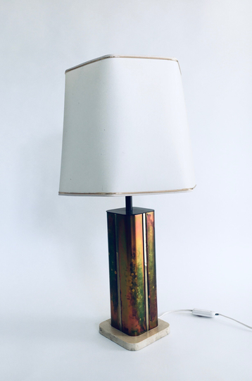 Hollywood Regency Style Design Table Lamp By Fedam, Holland 1970's