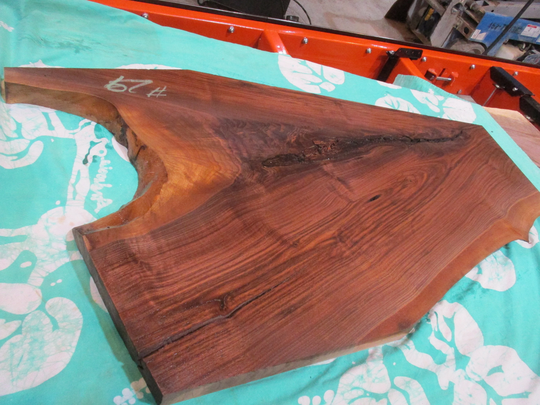 Live Edge Black Walnut Coffee Table - Unique Table- Desirable Size, Walnut Crotch Wood Slab- Kiln Dried, Cnc Surfaced, Walnut. Figured Walnut