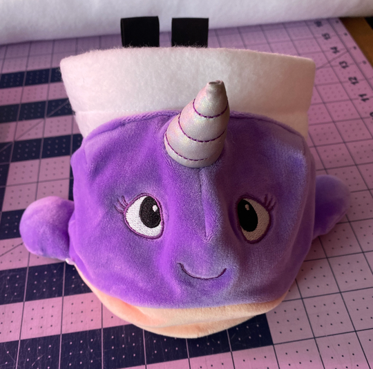 Kawaii Narwhal Chalk Bag, Rock Climbing Drawstring Trinket Stroller Bag