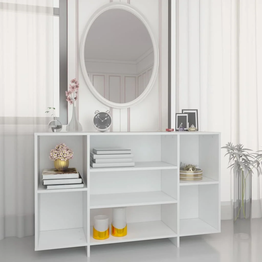 Sideboard White 47.2"x11.8"x29.5" Engineered Wood