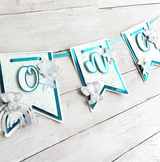 1st Birthday, High Chair Banner, One Baby Boy One Birthday Photo Shoot, First Banner