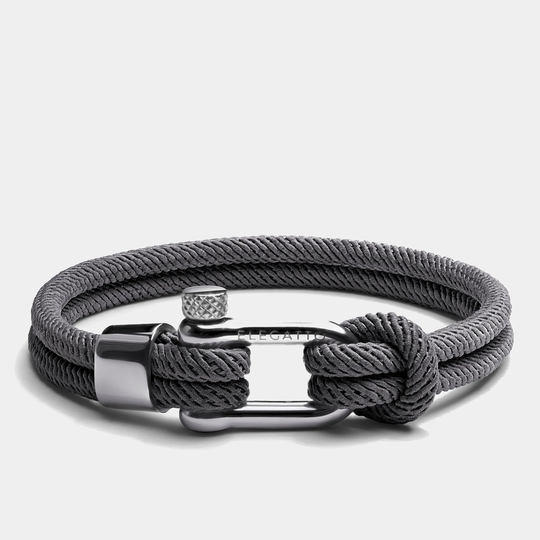 Minimalist Nautical Rope Bracelet, Nylon Clasp Alchor Titanium, Jewelry For Men, Unisex Jewelry, Gift For Him