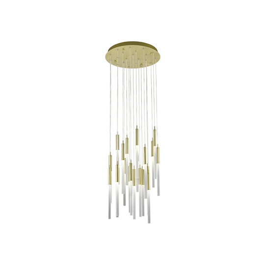 Avenue Lighting HF2021FRBB 21 Light Pendant Main St. Brushed Brass - One Size