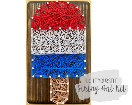 Diy Popsicle String Art Kit