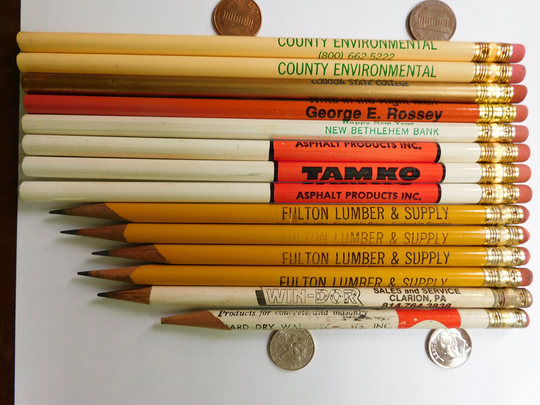 Fulton Lumber Clarion Pa & Tamko Asphalt Products More Advertising Pencils