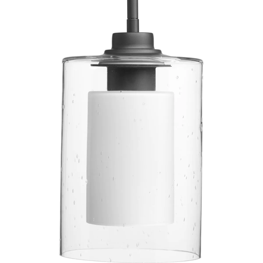 Double Glass Graphite Single-Light Pendant