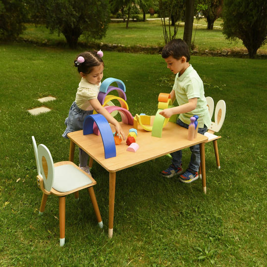 Kids Activity Table Set For Kids-Montessori Furniture-Chair Toddler Table-Montessori Chair-Baby & Chair-Montessori