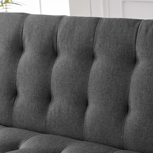 Futon Sofa Bed, Upholstered Convertible Folding Sleeper