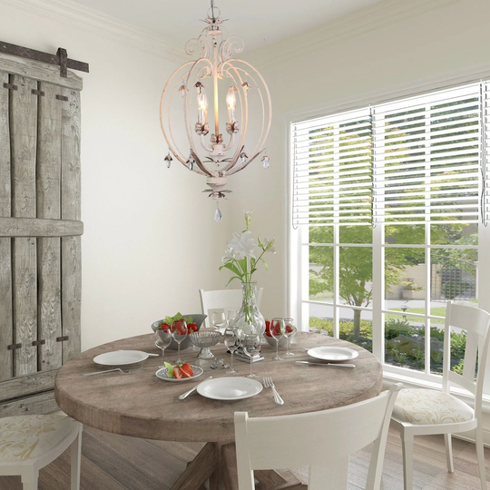 Farmhouse 16inch 4-Light Kitchen Pendant Light - 16*16*30H