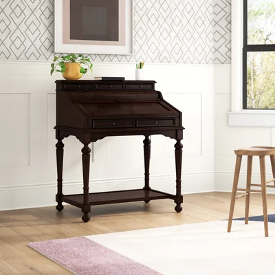 Lipp Secretary Desk with Hutch