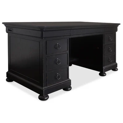 Bristowe Executive Desk with Built in Outlets