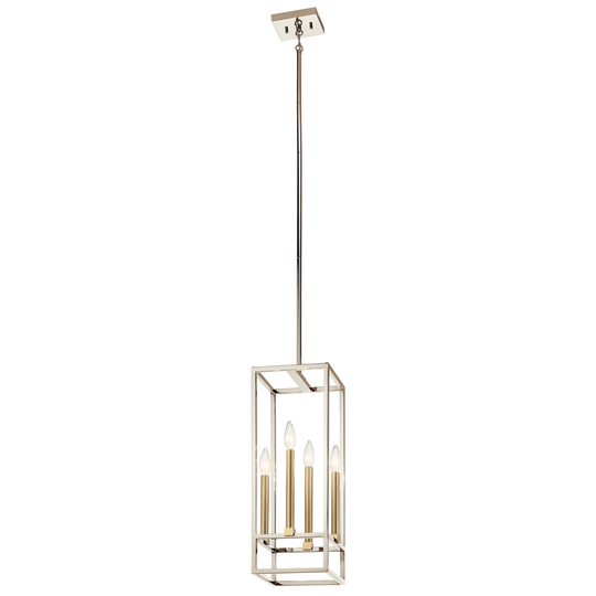 Kichler Finet 4-light Polished Nickel Foyer Pendant