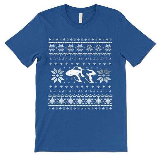 Guppy Christmas Shirt. Guppies Ugly Xmas T Shirts. Fish Owner Gift Idea