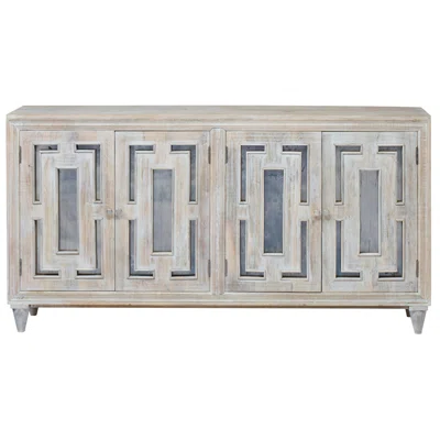 Anesty 80" Wide Mango Solid Wood Sideboard