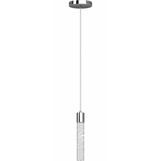 Volume Lighting Tristen 1-Light LED Indoor Chrome Hanging Pendant
