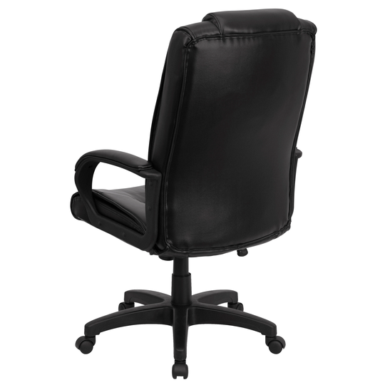 High Back LeatherSoft Executive Swivel Office Chair w/Oversized Headrest