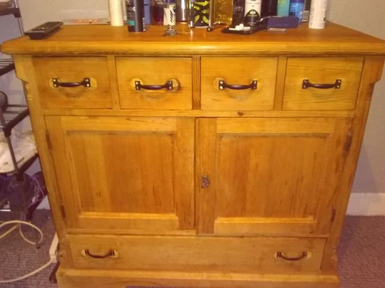 Available For Painting - Vintage Sideboard Price Includes 2 Available But Will Sell Separately