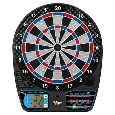 787 Electronic Dartboard with Darts