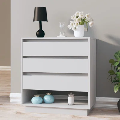 Coner 27.6'' Wide 3 Drawer Manufactured Wood Sideboard