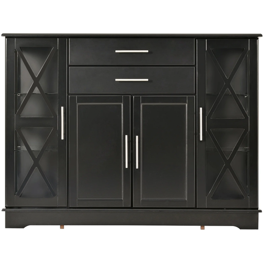 Multifunctional Sideboard with Large Storage Space and 2 Drawers