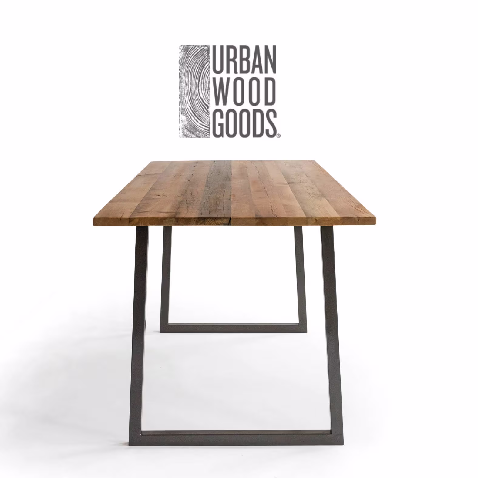 Bar Height Dining Table For Restaurant - Counter Made With Barn Wood Recycled Coffee Steel Legs
