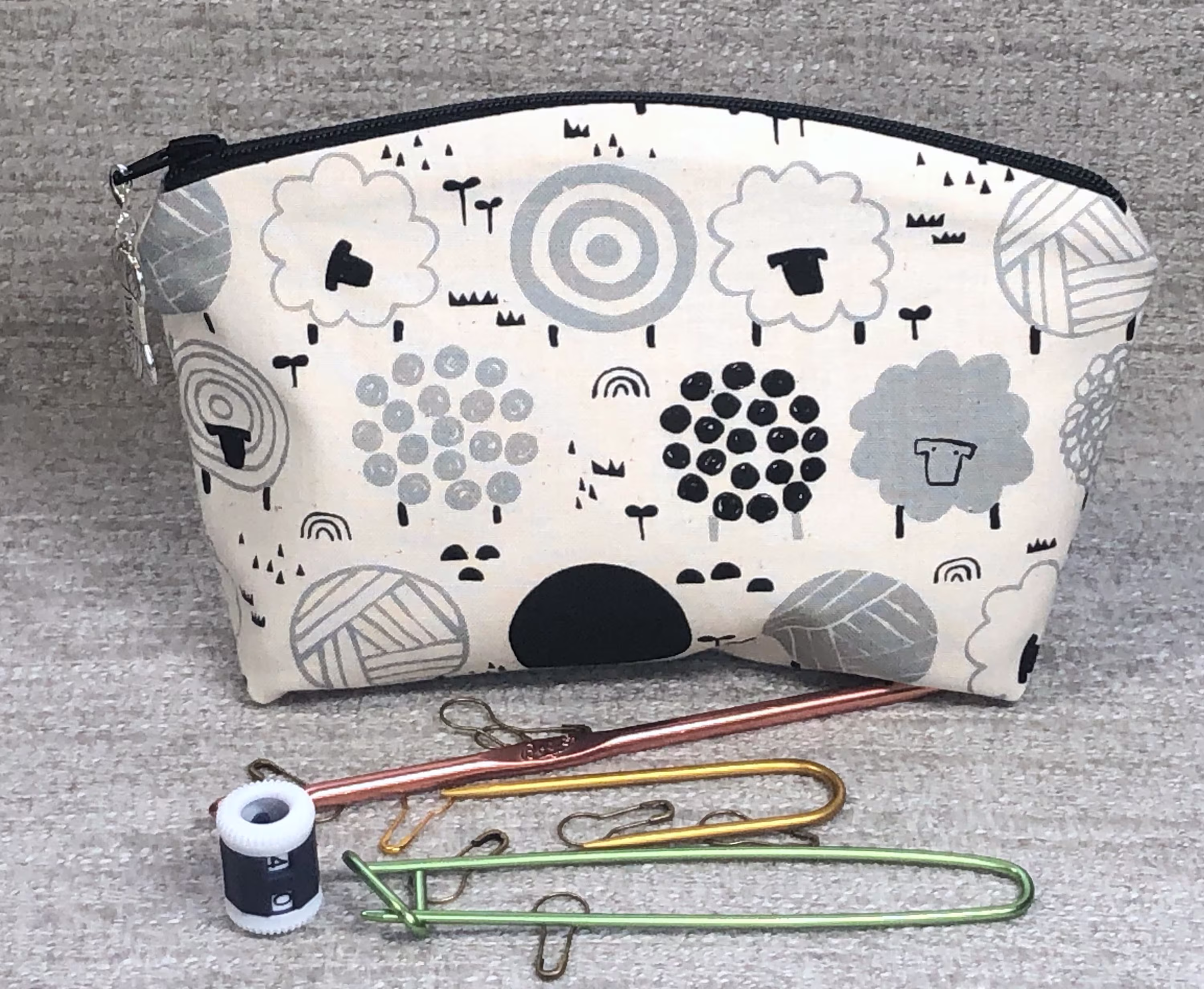 Black Sheep Knitting Notions Bag