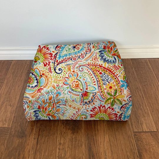 Colorful Outdoor Floor Pillow, Colorful Cushion, Pattern Seating, Decor