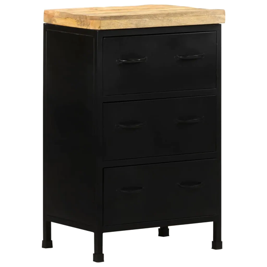 Sideboard 18.5"x13.8"x29.9" Rough Mango Wood