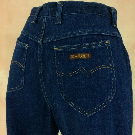 Size 29 Rare Wrangler No Fault Jean Vintage Western Jeans W29 L31 High Waist Boyfriends Mom Rodeo Riders Made in Usa