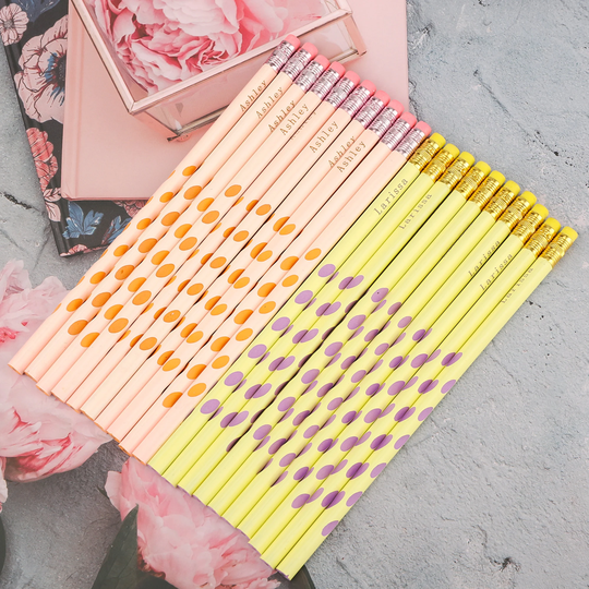 Custom Pencils - Stocking Stuffer Teacher Appreciation Personalized For Kids Back To School Wedding Favor Supplies