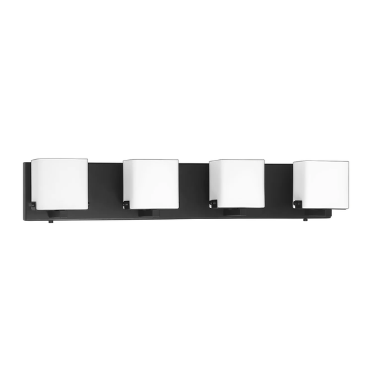 Vega 4-Light Black Vanity Light