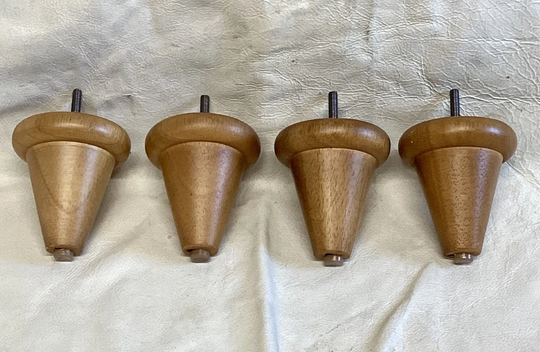 Da1069 Furniture Legs Feet Wood Sofa Chair Couch Ottoman Cone | 4 Legs